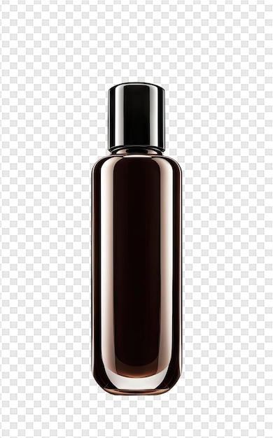 A Bottle of Black Perfume on a Transparent Background – Free Stock Photo Download