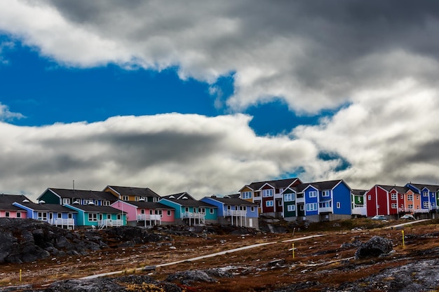 Modern Colorful Inuit Houses – Free Stock Photo for Download