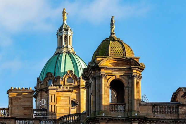 A Stunning Building Featuring a Green and Gold Dome – Free Stock Photo Download