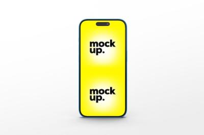 Editable Phone Device Mockup Template Front View – Download Free Stock Photo