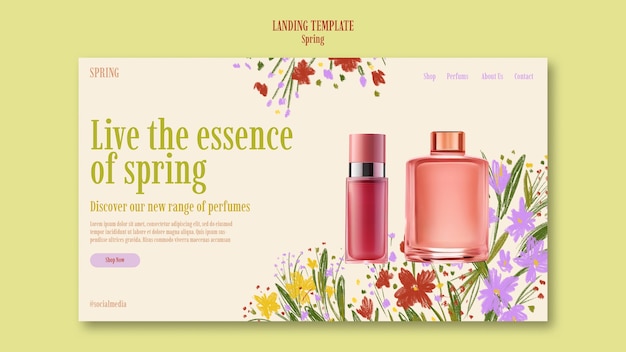 Spring Celebration Web Templates for Creative Projects – Free Download