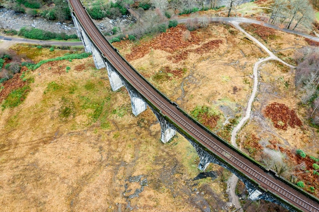 Aerial View of Railway Road – Free Stock Photo, Download Free