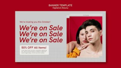 Creative Digitalism Beauty Banner – Free Stock Photo for Download