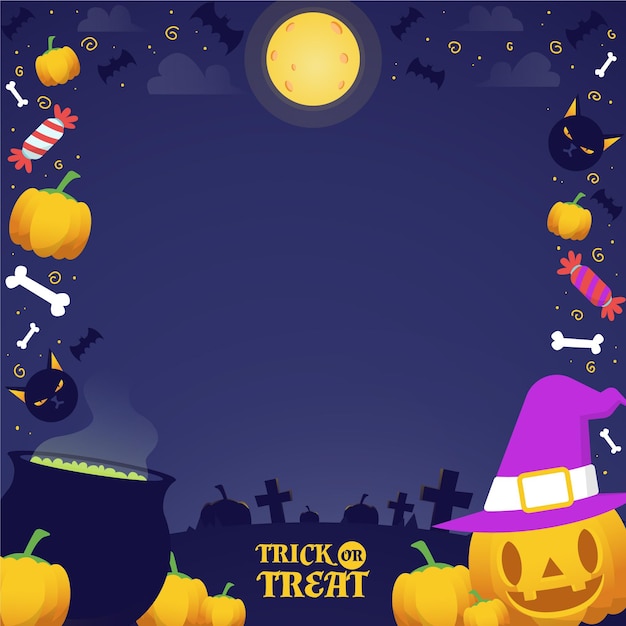 Happy Halloween Frame – Free Download, Free Stock Photo