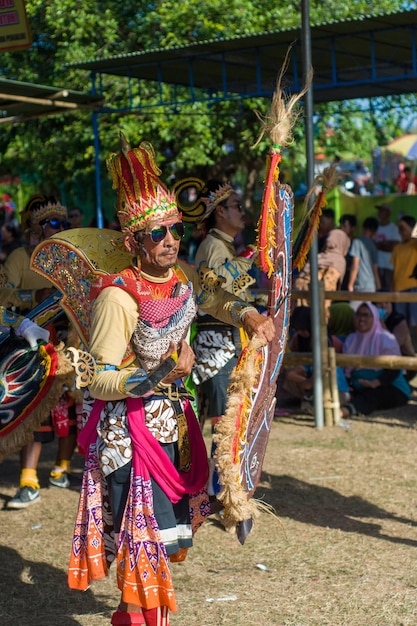 The Vibrant Performance of Jathilan Dancers in a Village – Free Stock Photo Download