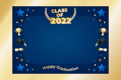 Gradient Class of 2022 Frame Template – Download Free Stock Photo