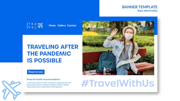 Horizontal Banner for Travel Booking – Download Free Stock Photo