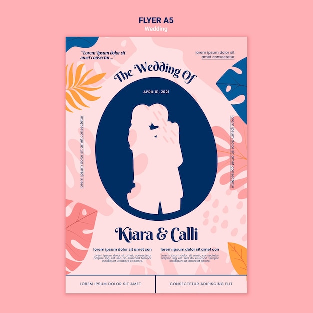 Wedding Flyer Template – Download Free Stock Photos