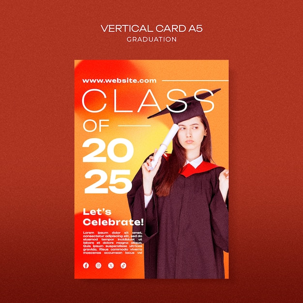 Graduation Template Design – Free Download