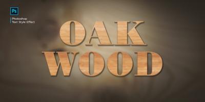 Oak Wood Text Effect – Free Download