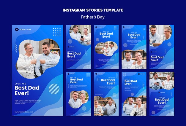 Father’s Day Instagram Stories Templates – Download Free Stock Photos