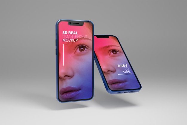 Two Phones Displaying a Face: Free Stock Photo for Download