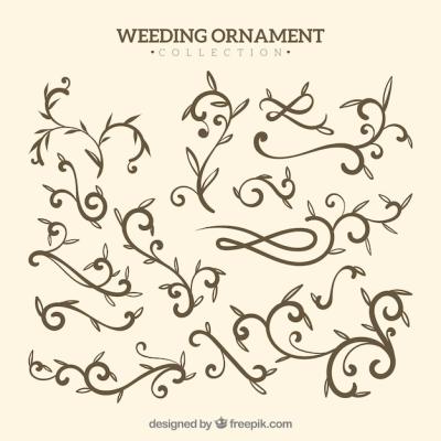 Collection of Wedding Ornaments for Decoration – Free Download