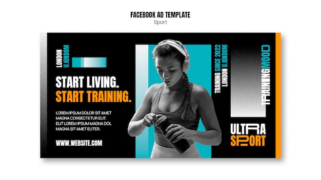 Gradient Gym Design Template – Free Download