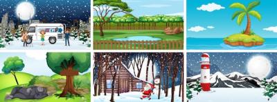 Various Nature Scenes Collection – Free Download