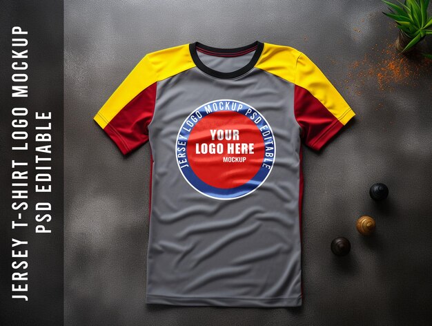 PSD T-Shirt Jersey Mockup – Free Stock Photo for Download