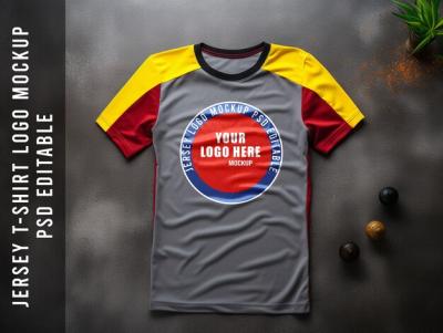 PSD T-Shirt Jersey Mockup – Free Stock Photo for Download