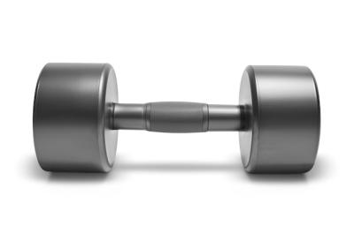 Top View of Dumbbell Isolated – Free Download