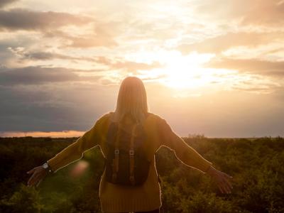 Woman Enjoying Sunset – Free Stock Photo for Download