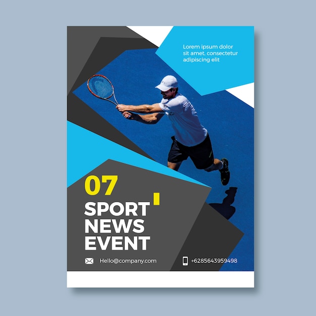 Colorful Sport Flyer Template – Free Download