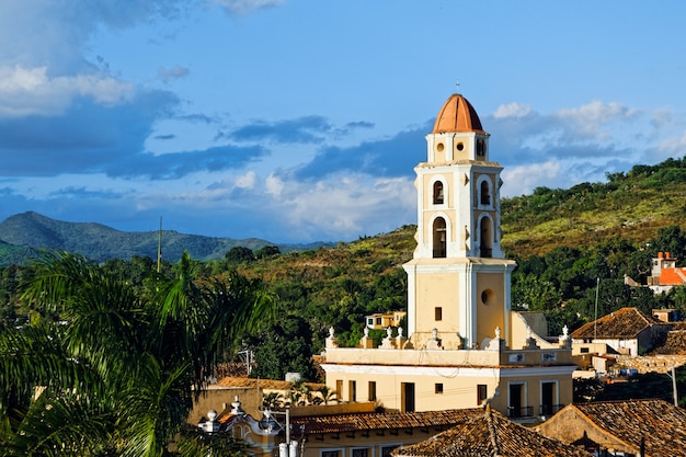 Colorful Historical Buildings in a High Angle Cityscape of Cuba – Free Download