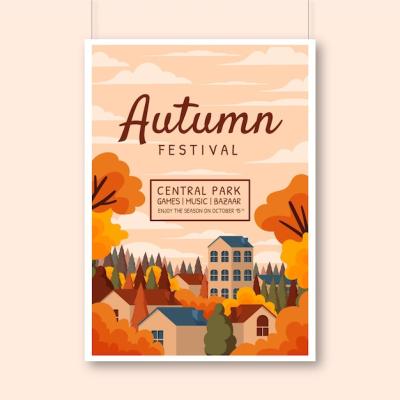 Autumn Vertical Flyer Template – Free Download