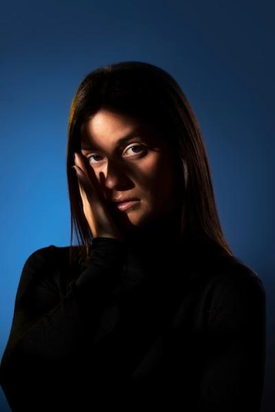 Medium Shot of Unknown Woman Posing – Free Download