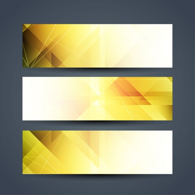 Geometric Shapes and Yellow Banners – Free Stock Photo, Download Free