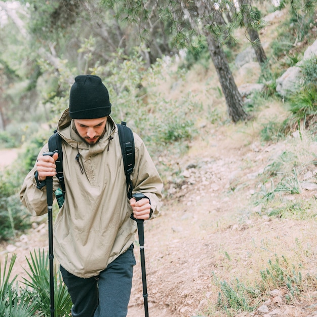 Man Trekking in Nature – Free Stock Photo, Download for Free