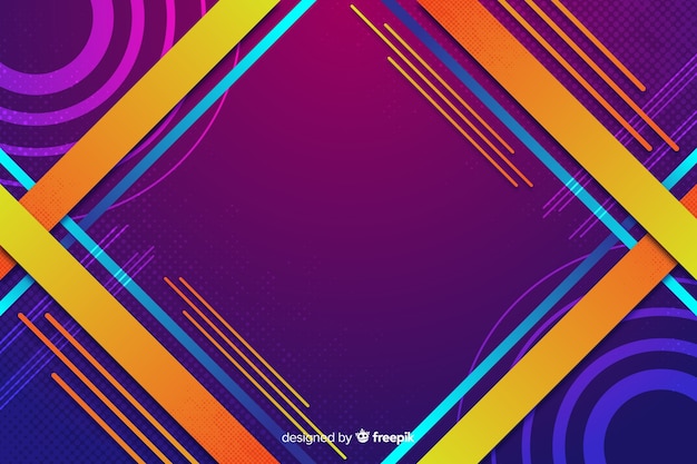 Colorful Gradient Geometric Shapes Background – Free Stock Photo for Download