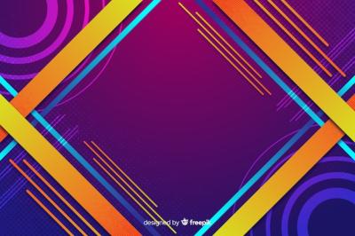 Colorful Gradient Geometric Shapes Background – Free Stock Photo for Download