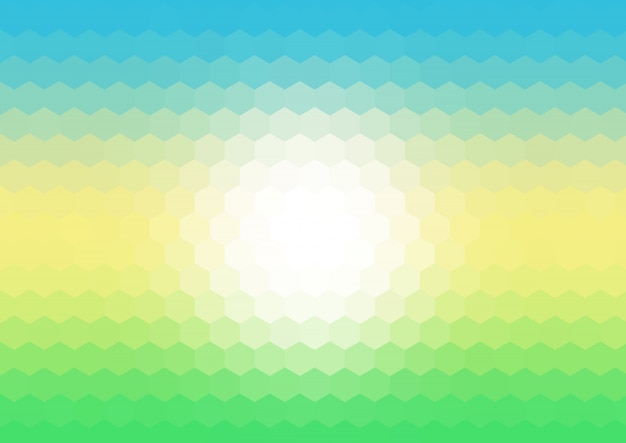 Hexagonal Mosaic Background in Spring Colors – Free Download