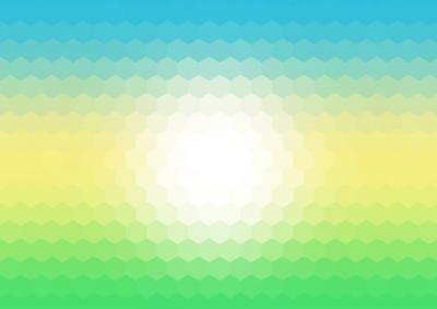 Hexagonal Mosaic Background in Spring Colors – Free Download