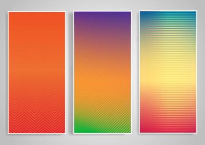 Striped Designs Horizontal Background Set – Free Download