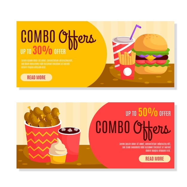 Horizontal Banners Combo Offers – Free Download