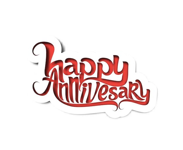 Happy Anniversary Text Design Element – Free Stock Photo, Download Free