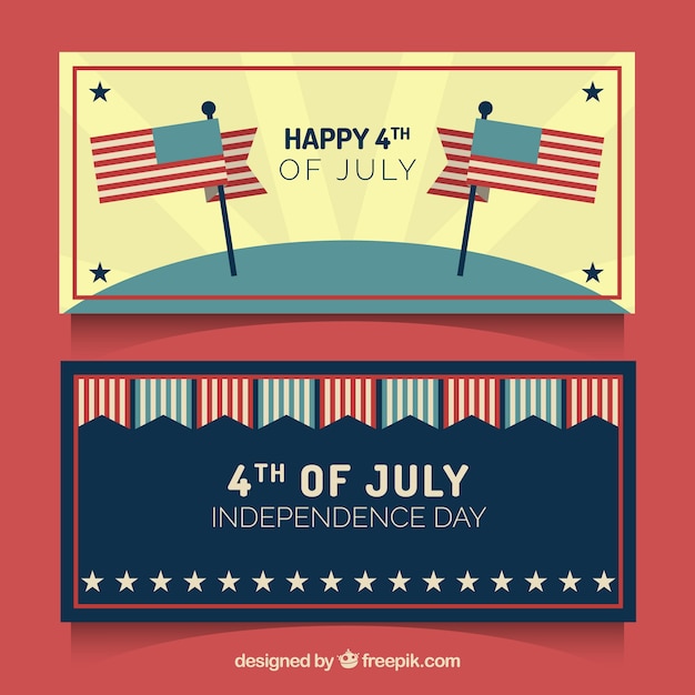 4th of July Banners – Free to Download