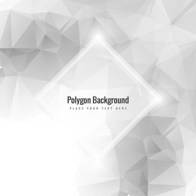 Polygon Background in Grey Color – Free Download, Download Free Stock Photo