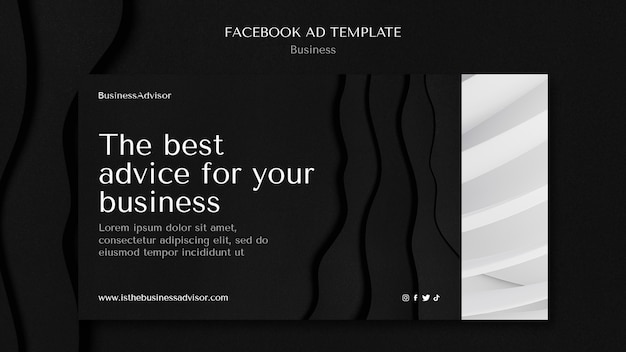 Flat Design Business Template – Free Download