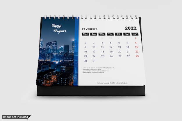 Stunning Calendar Mockup – Free Download