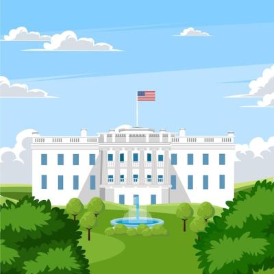 White House Illustration – Free Download, Download Free Stock Photo