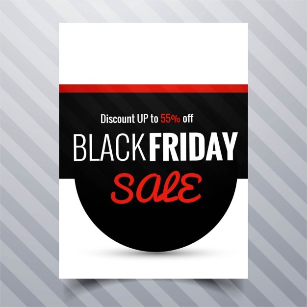 Geometric Black Friday Brochure – Free Download