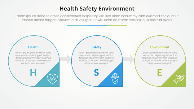 HSE Infographic Concept for Slide Presentation – Free Download