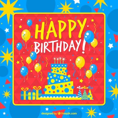 Happy Birthday Background – Free Stock Photo Download