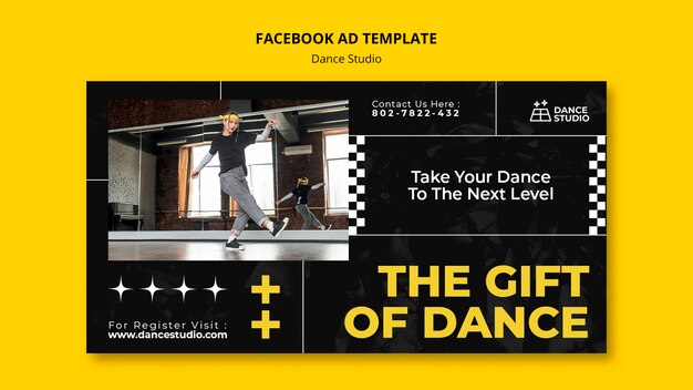 Social Media Promo Template for Dance Studio Lessons – Free Download