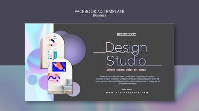 Gradient Design Studio Facebook Template – Free Download