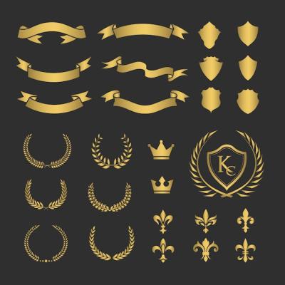 Collection of Golden Ribbons – Free to Download