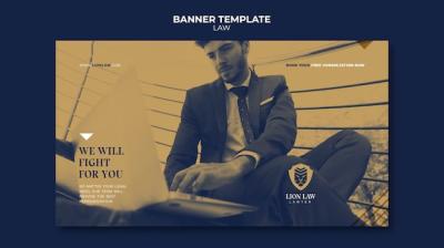 Law Banner Design Template – Free Download