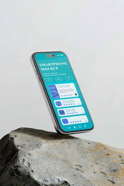 Smartphone in Nature Mockup – Free Download