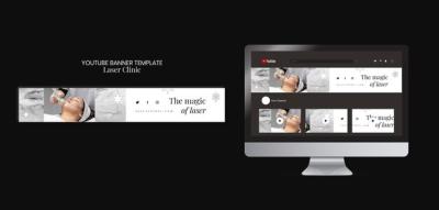 Laser Clinic YouTube Banner Template – Free to Download